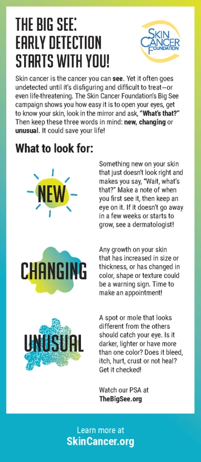 The Big See: Early Detection Starts with You!