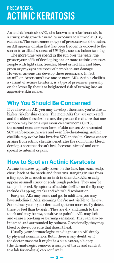 A Guide to Skin Cancers and Precancers